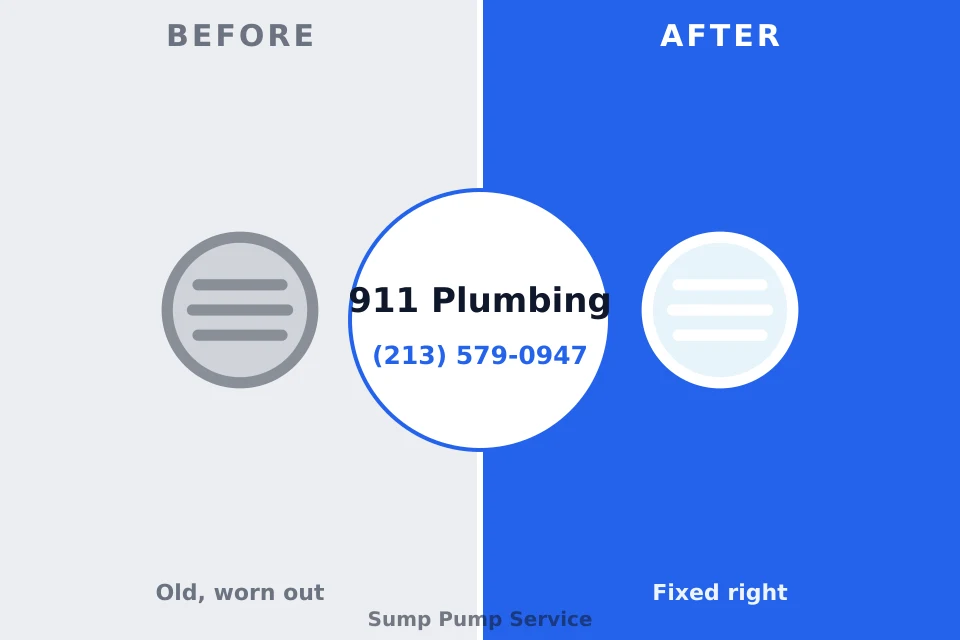 Before and after: plumbing repair Granger, IA